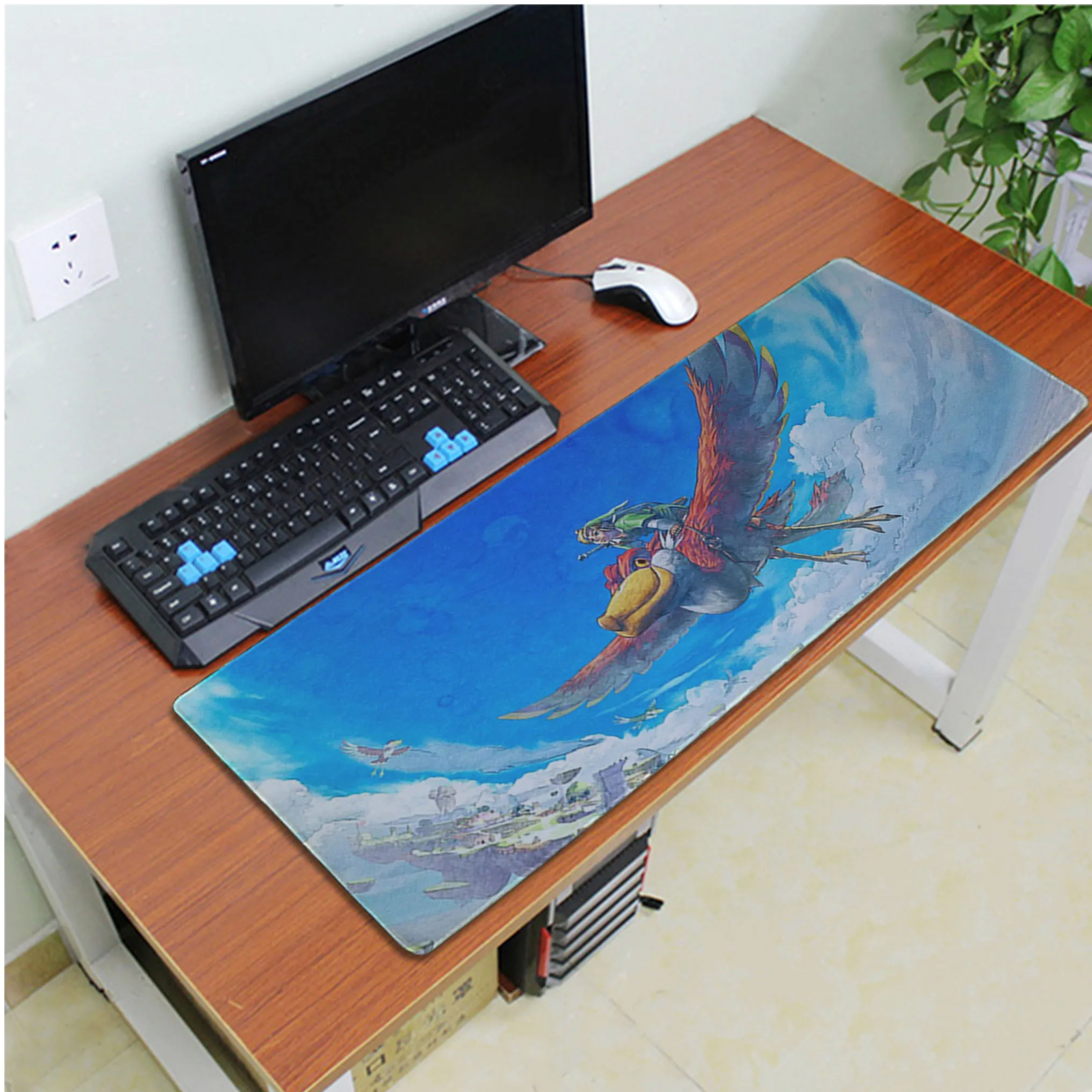 Lock Edge 30x80cm MaiYaCa дизайн zelda геймерская игра коврики резиновый коврик для компьютерной мыши ПК игровой коврик для мыши - Цвет: Lock Edge 30x80cm