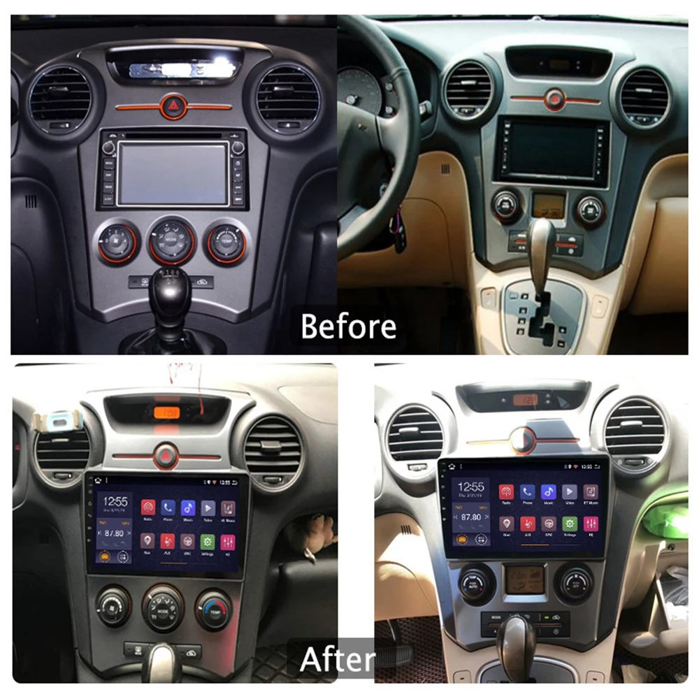  2G RAM 32G ROM 9 inch Android 9.1 car DVD multimedia player For kia Carens 2007-2011 audio radio GP