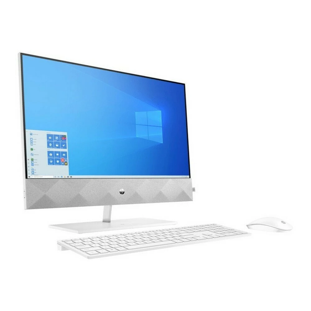 Monoblock 23,8 & quot; FHD HP Pavilion 24-K0036UR White (Ryzen 3 4300U / 8GB / 256GB SSD / NODVD / VGA Int / W10) (496Y8EA),