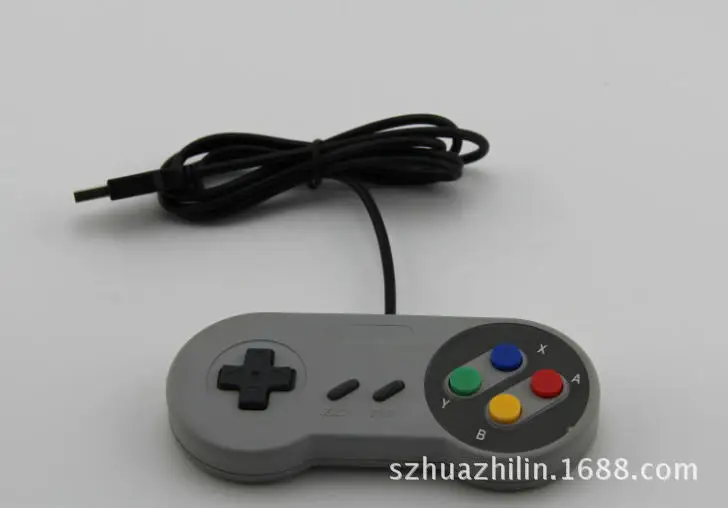

USB Super Nintendo Computer Handle PC Computer Game Controller Super Nintendo Handle Superman Handle SNES Handle