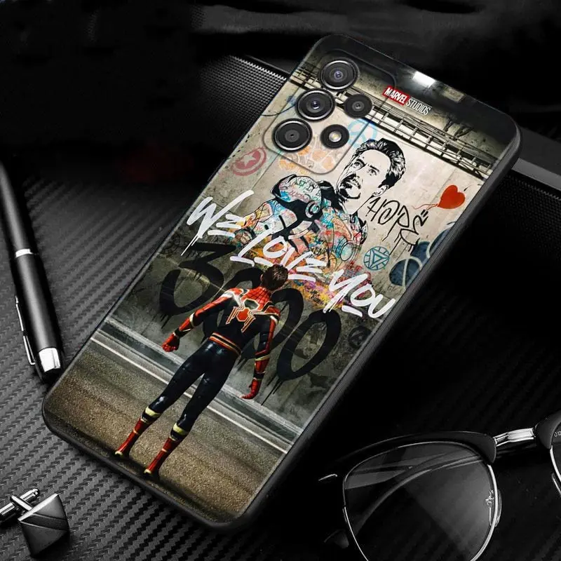 Phone Case For Samsung Galaxy A51 A12 A21s A71 A52 A31 A32 A02s A72 A11 A41 A22 A01 A51 A02 F42 Shell Marvel Logo Avengers Heros