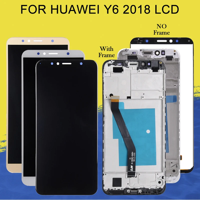 HH продвижение Y6 2018 дисплей для huawei Prime ЖК с сенсорным экраном дигитайзер сборка