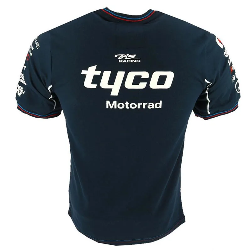 2018 футболка для гоночной команды Tyco BMW мужские короткие футболки мотоциклистов TAS