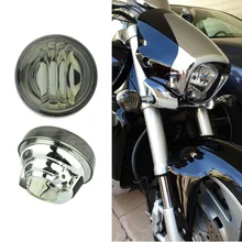 Дымчатый светодиодный светильник, крышка объектива мотоцикла, сигнал поворота, линзы для Suzuki Boulevard M50 C50 VL800 C90 1500 M109R C109R