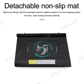 

QI Car wireless charger for Volkswagen Tiguan L 2016 2017 2018 Intelligent Infrared Fast Wireless Charging Car Phone Holder