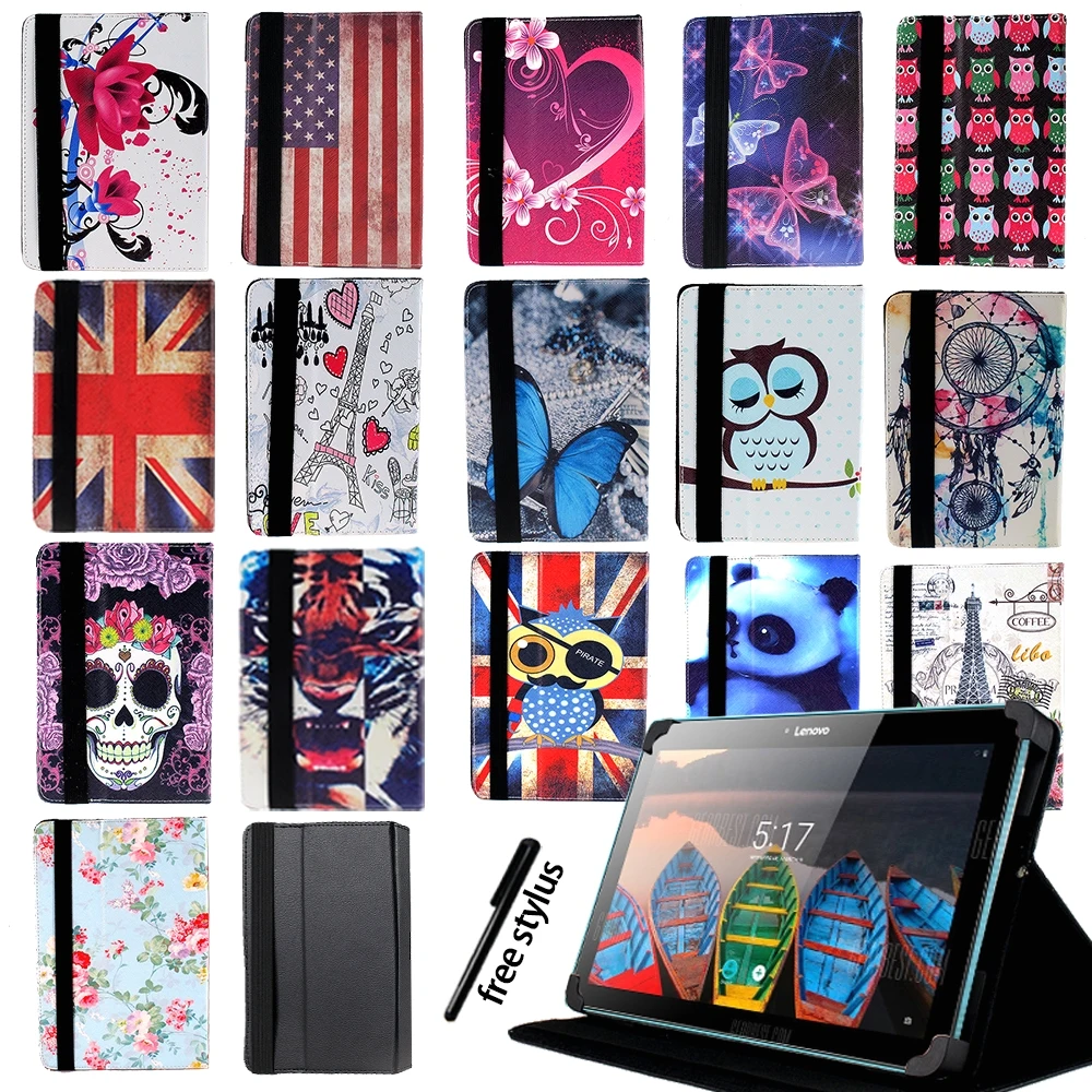 

Drop Resistance Multicolor Tablet Adjustable Folding Stand Cover for 7" 8" Lenovo Tab 2/tab 3/Tab 4 Tablet Protective Case