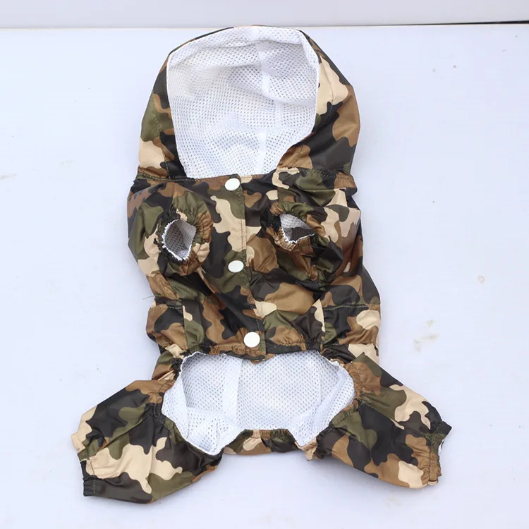 Pet Clothes Raincoat Double Layer Dog Rain Coat Spring And Summer Dog Clothes Wholesale