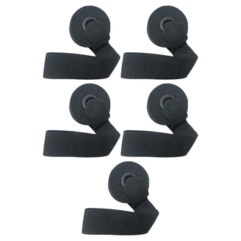 

5PCS Portable Pull Rope Door Buckle Elastic Exercise Training Strap Resistance Band Over Door Anchor Pull Rope Buckle