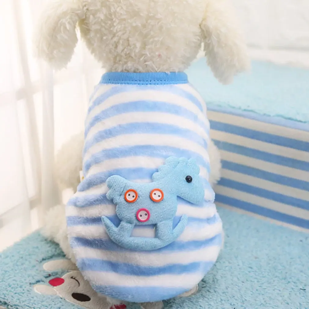 

Hoopet Winter Flannel Warm Fashion Cute Pattern Dog Cat Puppy Clothing Sweater Small Puppy Shirt Soft Pet Clothes Cat Coat New