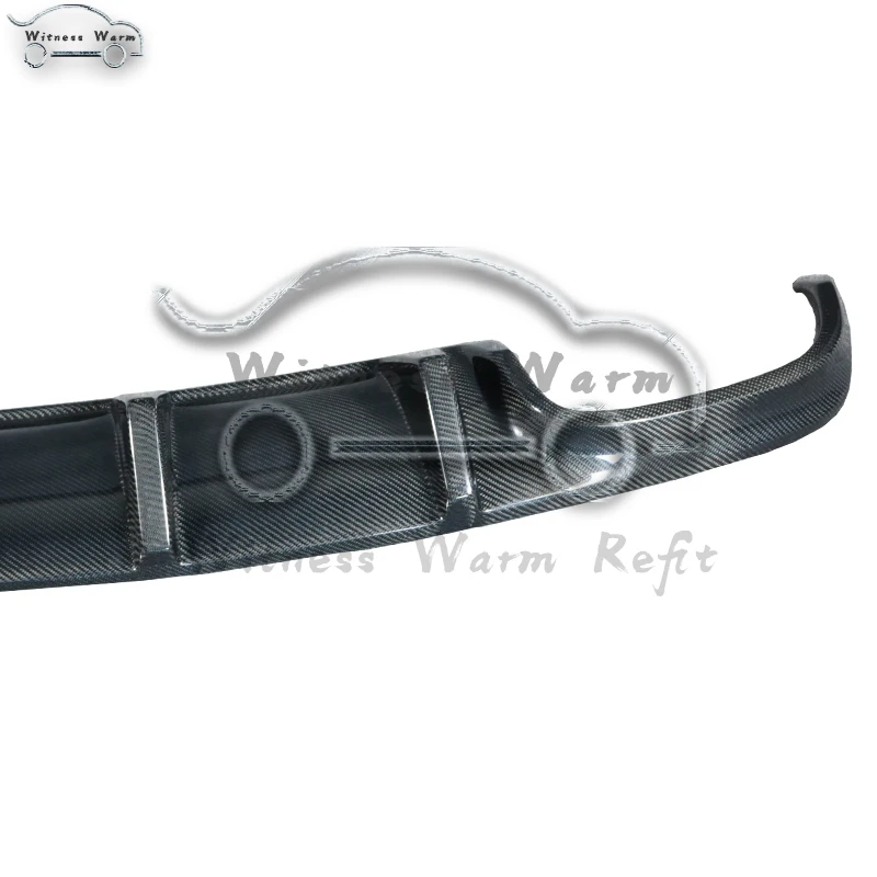 Для W204 C204 задний диффузор из углеродного волокна для губ Mercedes Benz W204 C63 AMG 2007-2011 диффузор заднего бампера