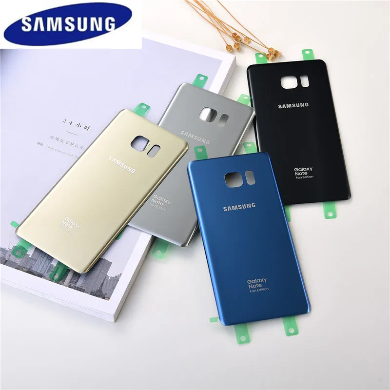 

New For Samsung Galaxy Note7 note FE 7 N930 N930F N935 back Housing Rear Glass Door Case Note Fan Edition Back Battery Cover 5.7