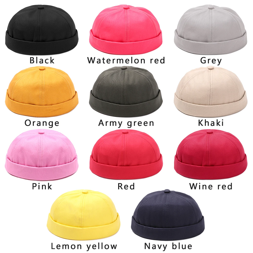 A soft round rimless cap Clearance