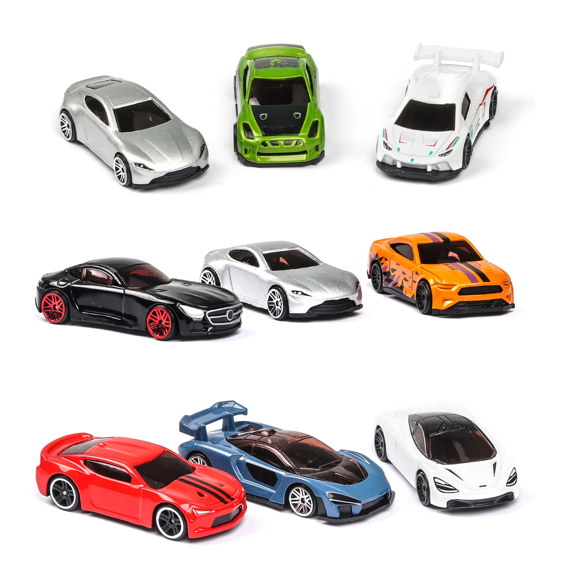 5Pcs/Set Diecast Simulation 1:64 Mini kids Toy Car Vehicle Sliding Alloy  Sports Car Model Set Multi-style Gift Toys For Children - Realistic Reborn  Dolls for Sale