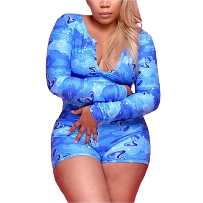 Letter Printed Sexy Women Summer Playsuit Jumpsuit Short Sleeve Deep V Neck Female Sleep Wear satin bodysuit Bodysuits