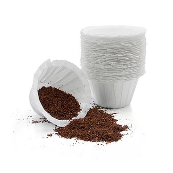 

Reusable Refillable Holder K Cup Coffee Filter Cup Disposable Filter Cup Water Purifying Paper Capsule Environmental Easy Clean
