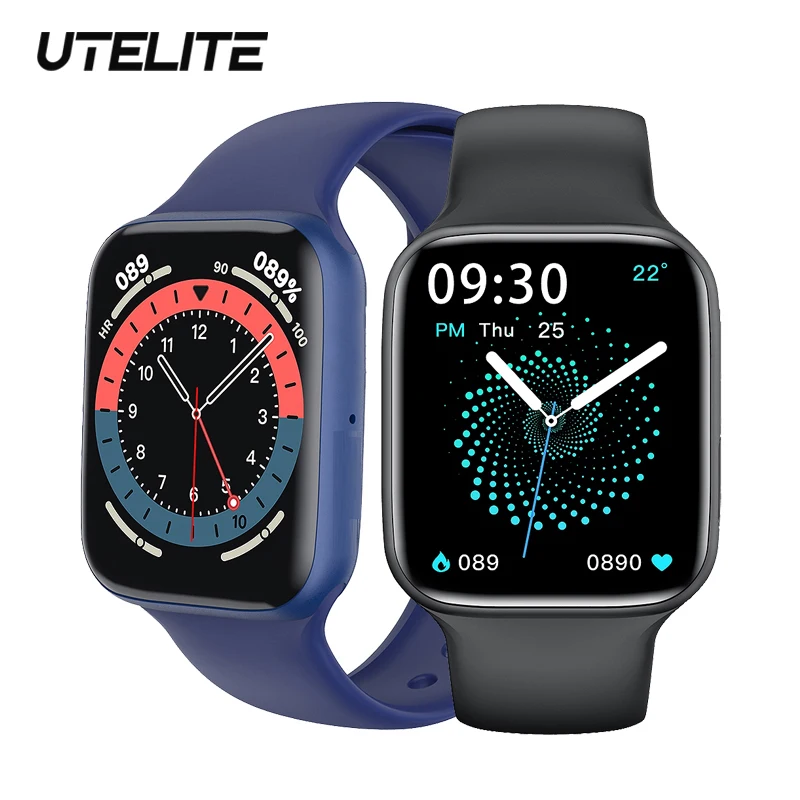UTELITE-reloj inteligente IWO 13 HW22, pulsera con Dial personalizado de 1,75 pulgadas, Bluetooth, llamadas, Monitor de ritmo cardíaco, PK HW12 HW16 W46 W66