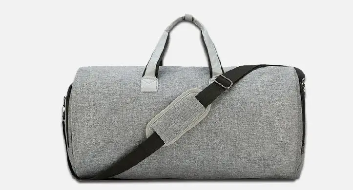 Sportiva Da Viaggio Carry on Attaccatura Valigia Abbigliamento Sacchetto di Affari New con Cinghia di Spalla Borsa ML-103 - Цвет: Серый