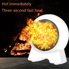 Домашний офис мини круглый обогреватель зимний горячий воздушный вентилятор с высокой термостойкостью домашний обогреватель 500 Вт