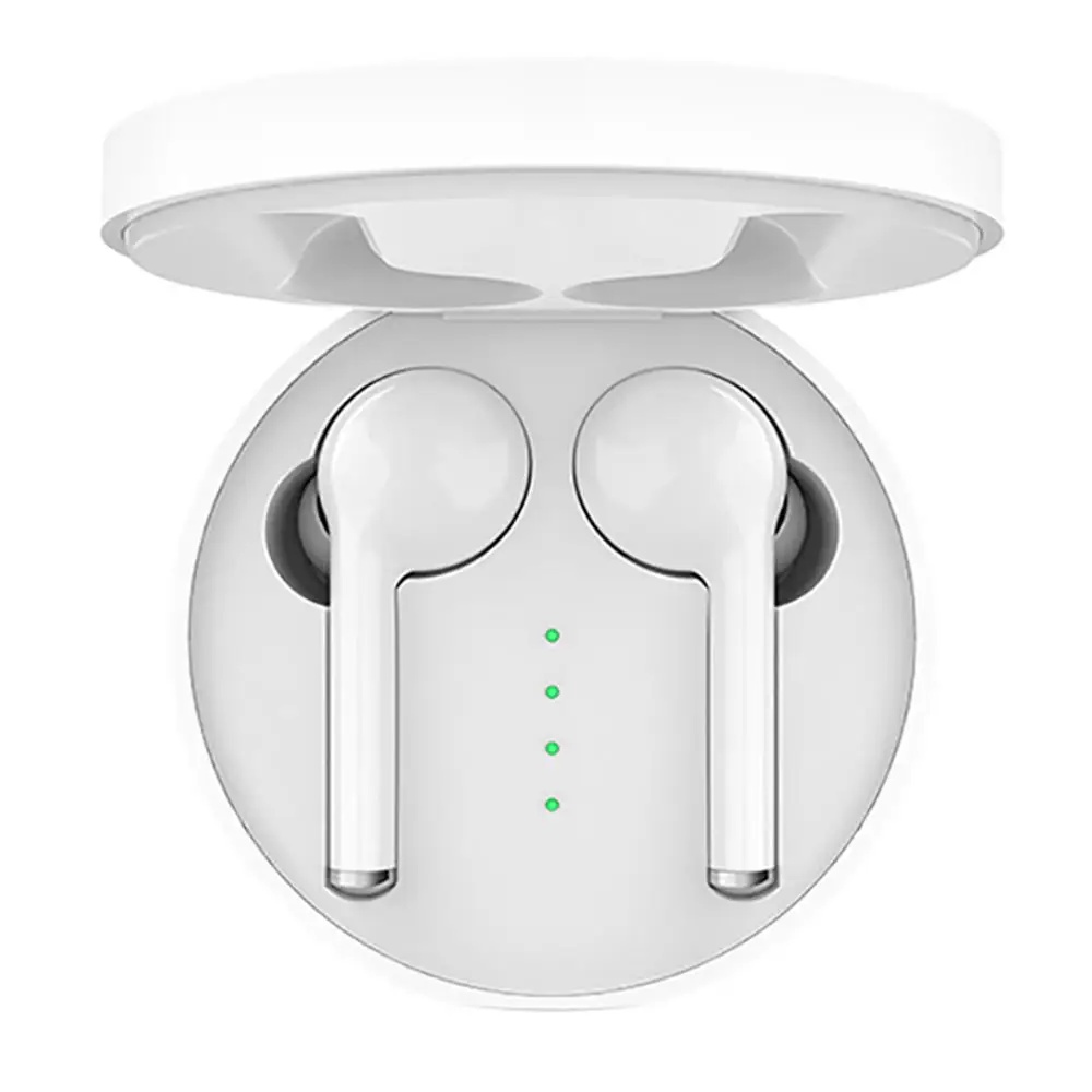 TW40 Bluetooth гарнитура, беспроводная гарнитура, Bluetooth 5,0, стерео, портативная гарнитура, для занятий спортом, бега, вождения, наушники, легко носить с собой - Цвет: white