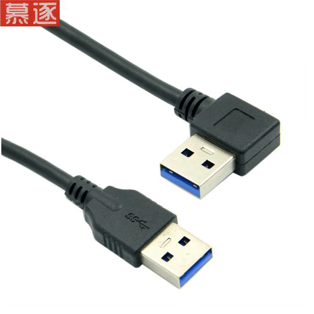 Кабель для передачи данных под прямым углом 90 градусов USB 3 0 тип A штекер 40 см |