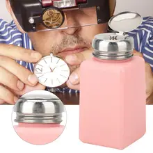 200 мл пластиковый клапан пульверизатора насосного типа антистатические пустые бутылки контейнер для жидкости спиртовой жидкости эфирные масляный прес инструмент для очистки бутылок