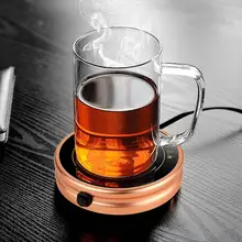 110 в американский трехслойный Теплоизоляционный подстаканник из алюминиевого сплава с подогревом, постоянный теплый подстаканник, термостат, подстаканник