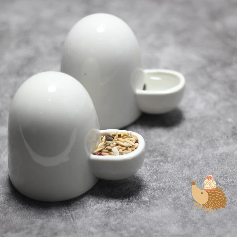 

Ceramic pet automatic water dispenser Hamster silent water dispenser feeding water feeder African Mini hedgehog kettle