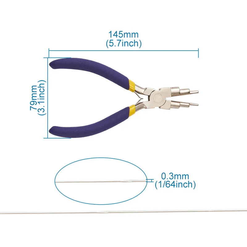 DIY Jewelry Tool Set – Round Nose Pliers & Mixed Color Copper Wire 5