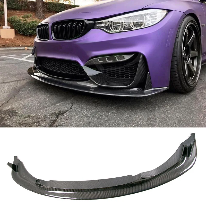 Передний спойлер для губ из углеродного волокна в стиле E BMW F8X M3 M4|Амортизаторы| |