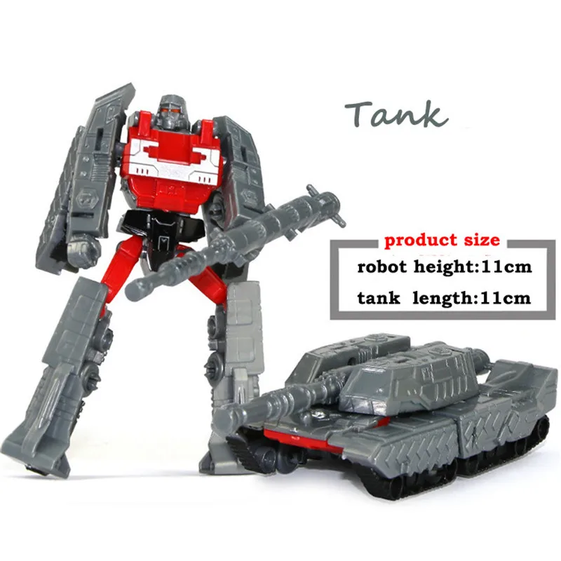 7-10CM Transformation Model Robot Toys Car Kids Classic Plastic Toys Action & Toy Figures Plastic Education Boy'S Gift I0302