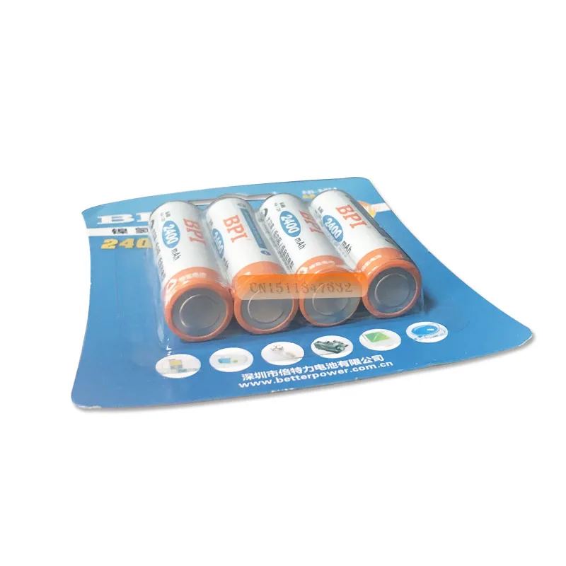 20 штук! BPI 1,2 V 2400 аккумулятор АА, мАч NiMh Ni-MH LSD AA Аккумуляторная батарея с 0.24A зарядный ток для игрушечная камера налобный фонарь