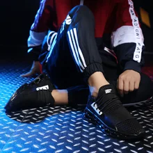 Дышащая сетчатая спортивная обувь большого размера, обувь для бега, мужская обувь, легкая универсальная модная обувь G20