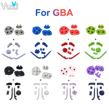 

YuXi Colorful A B L R Buttons Keypads D Pads Power ON OFF Button Conductive Rubber For Gameboy Advance for GBA Console