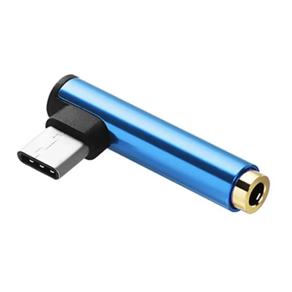 blue Usb type C до 3,5 мм аудио кабель адаптер AUX разъем для наушников для Google huawei - Цвет: blue