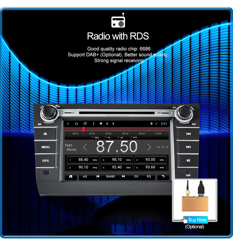 Clearance Wontansy  android 9.0 car dvd for Suzuki Swift 2004 2005 2006 2007 2008 2009 2010 dvd player navigation 5