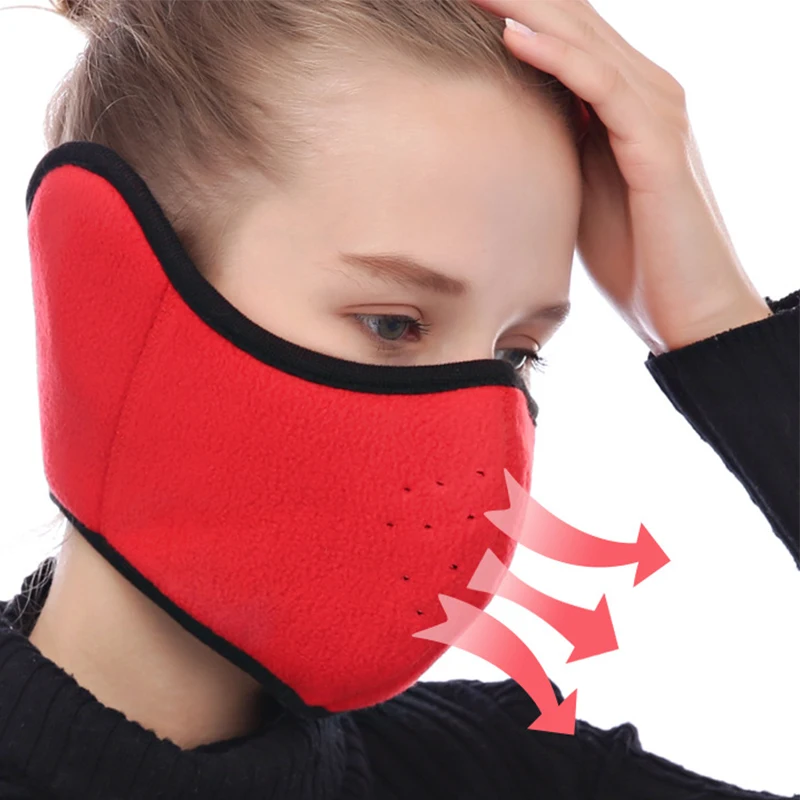 thumbnail: YANIKY Fleece Nekbeschermer - Zachte Warme Winter Gezichtsbedekking, Winddichte Skimasker Sjaal Voor Mannen En Vrouwen Buitensporten, Houtskool Grijs, One Size