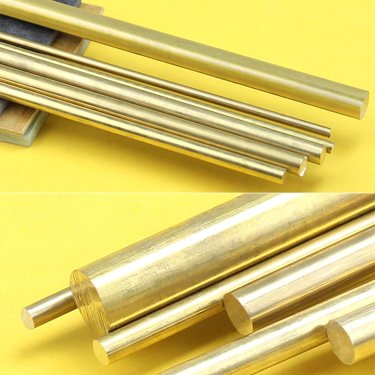 4/6/8/10/12mm DIY Hardware Brass Round Bar Rod Circular Wire Tube Modelmaking