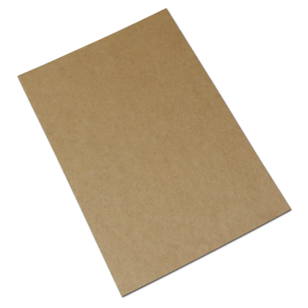  100Pcs/ Lot Blank Kraft Paper Wishes Card White Brown Black Paper Invitation Cards for Wedding Chri - 4.00059E+12