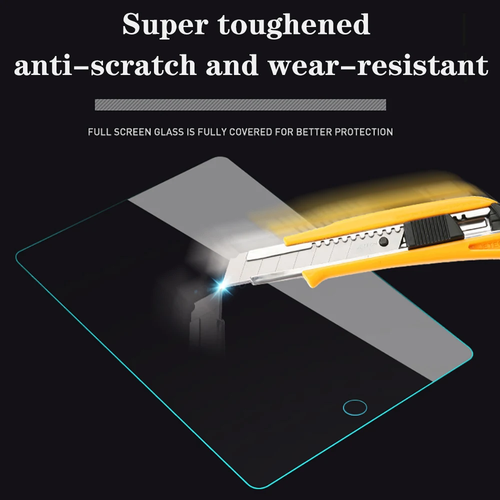 9H Tempered Glass Protective Film For iPad A16 11th 10th Air 11 M3 M4 Pro 10.5 10.2 7th 8th Film 5th 9.7 6th Mini A17 Pro 5