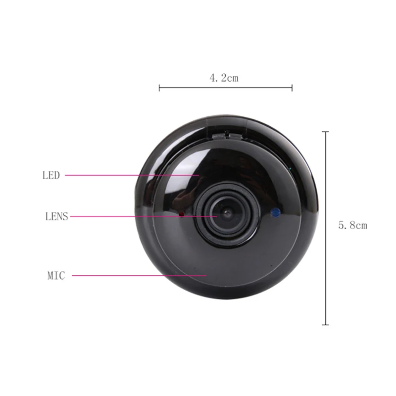 

Wireless Mini WiFi Home Security IP Camera Night Vision Video Recorders Cameras GV99