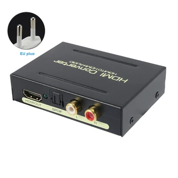 

Video Splitter Optical Audio HDMI To HDMI Accessories Extractor HDTV 1080P Signal Converter SPDIF Repeater Extended