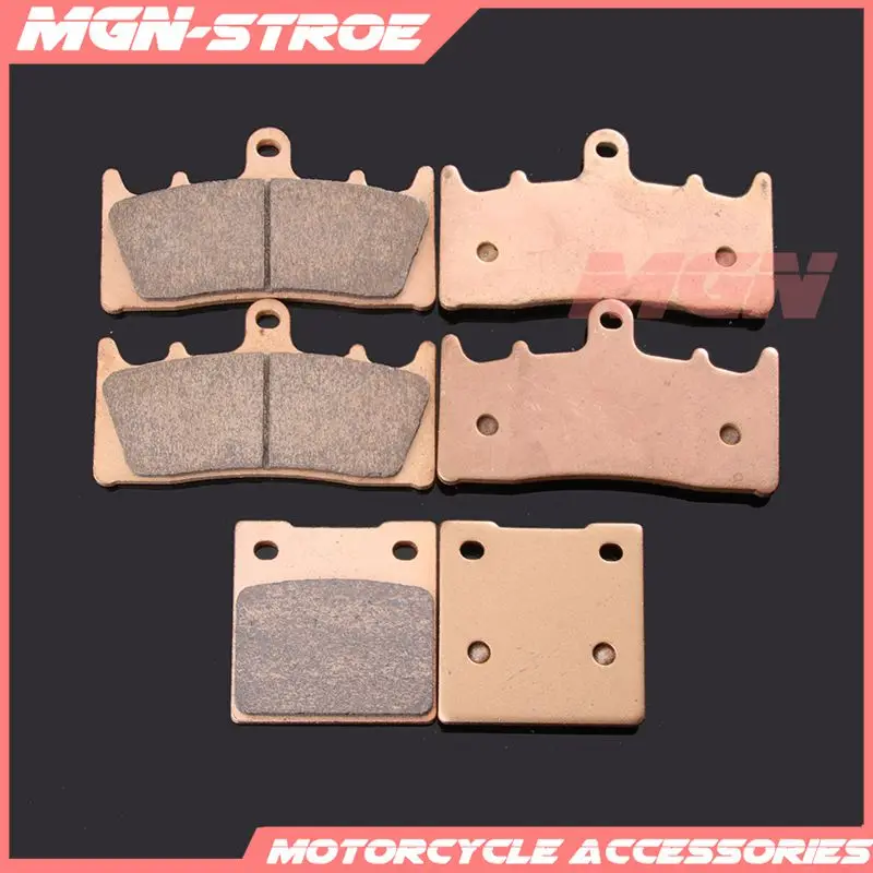 All 3 pairs Мотоциклетная обувь из металла для спекания тормозных колодок для TL1000 R 98-02 GSXR1100 93-96 GSXR1300 Hayabusa 97-07 GSF1200 ввиде горшка 01-05 - Цвет: All 3 pairs
