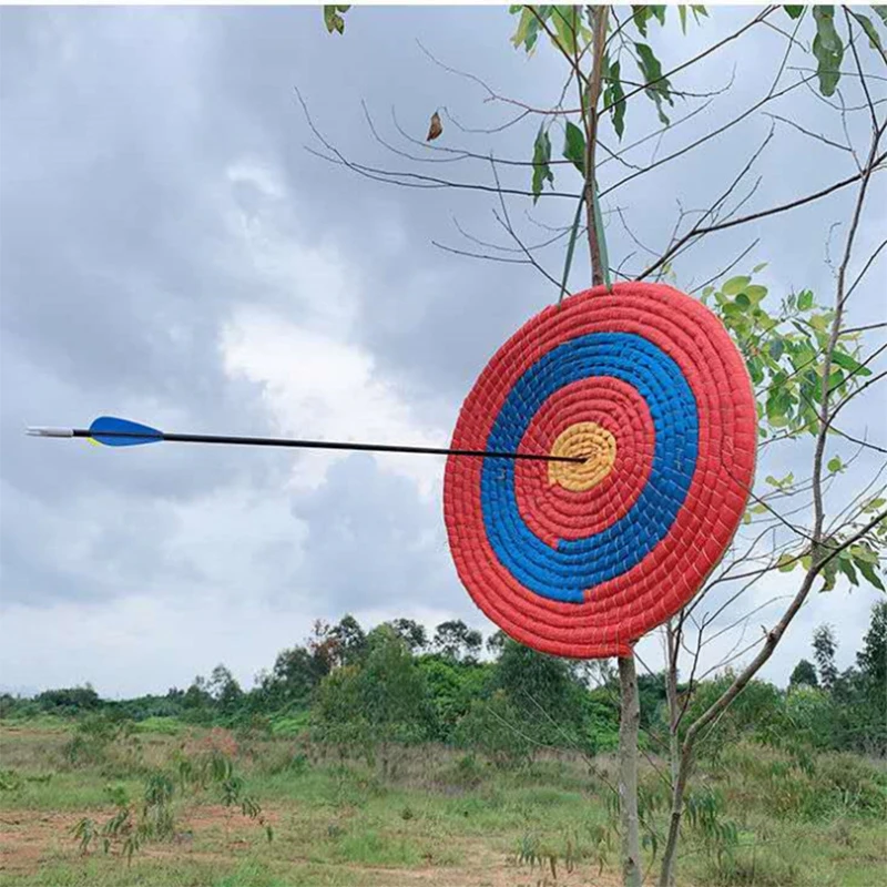 Grass Target 1pc 50CM 1/2/3 Layers Compound/Recurve Bow Grass Target Archery Straw Products Target Bow and Arrow Shooting Target