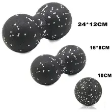 Двойной Массажный мяч для Лакросса EPP высокая интенсивность для восстановления мышц релиз триггер точка терапевтическая, для мышц