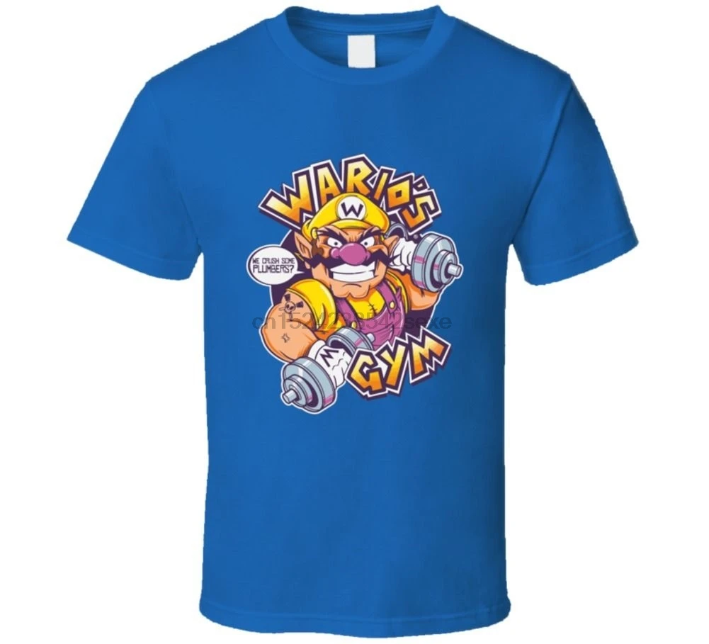 Футболка Wario Gym Mario Bross Funny Workout Tee Lift |