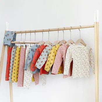 

Kids Pajamas Sets 2019 New Autumn Winter Boys Girls Fashion Cartoon Print Sleepwear Baby Cotton Comfortable Homewear Nightwear