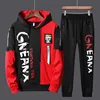 Men Tracksuit Sweat Suits Mens Patchwork 2 Piece Hoodie+Pants Set Hip Sweatpants Hop Fashion Streetwear Sports Clothing Set 4XL 4