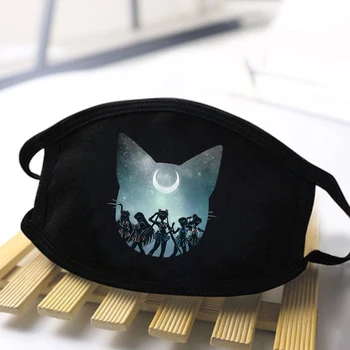 

The Avengers Vikings Print Masks Washable Dust-proof Mask Breathable High Quality Antibacterial Male Comfortable Black Masks