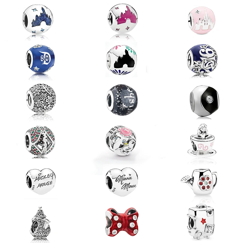 

Kakany 100%925 Sterling Silver 11th Birthday Amily Fun Castle Balloon Charm Bow Teacup Tai Chi Luggage Beaded Limited Edition