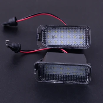 

2pcs LED Licence Number Plate Light Lamp Fit For Ford Transit Van MK8 2014 2015 2016 2017